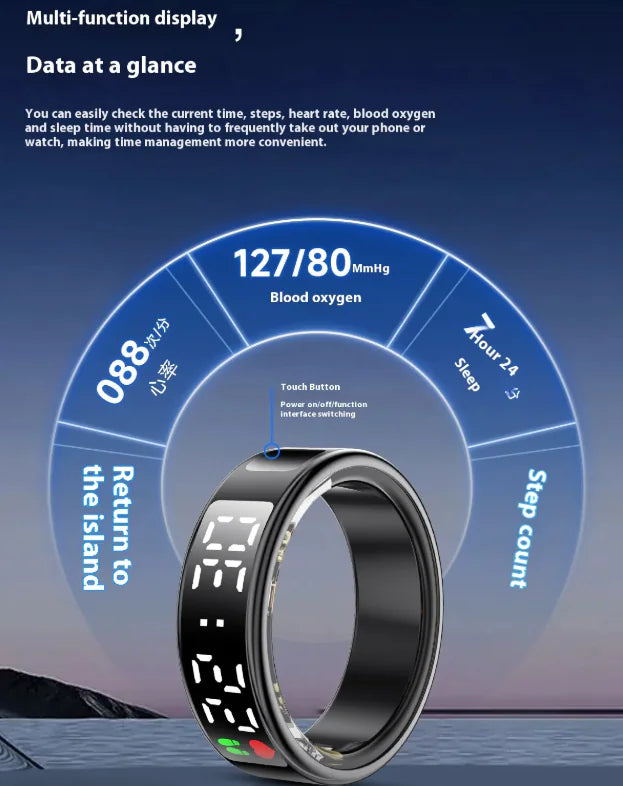 Smart Bluetooth Ring for Health Tracker